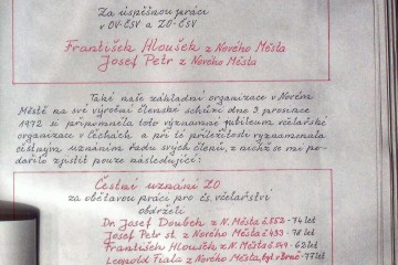 Kronika ČSV ZO Nové Město na Morava